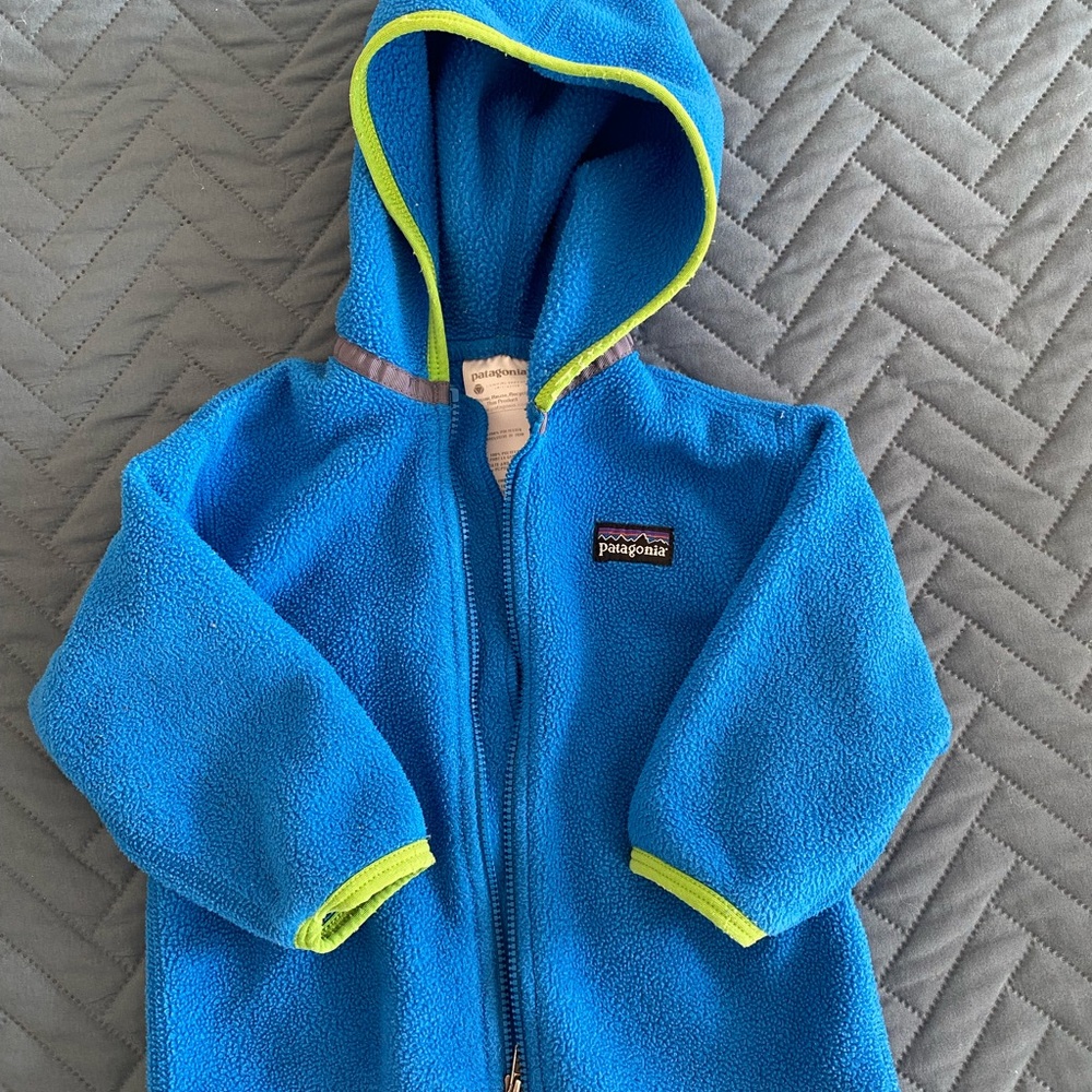 Patagonia fleece jacket, size 12 months